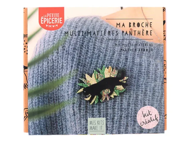 Mes Kits Make It Panter broche DIY pakket multi-materiaal