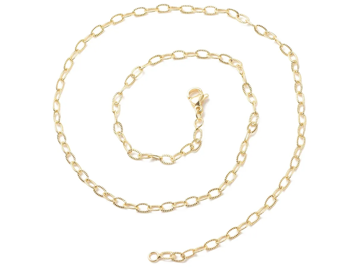 La Petite Epicerie kabelketting collier verguld 50 cm