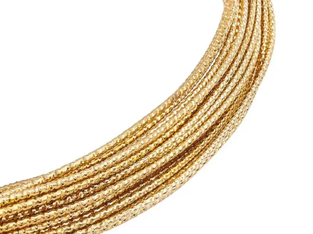 La Petite Epicerie koperdraad goud glanzend 0,8 mm 10 meter