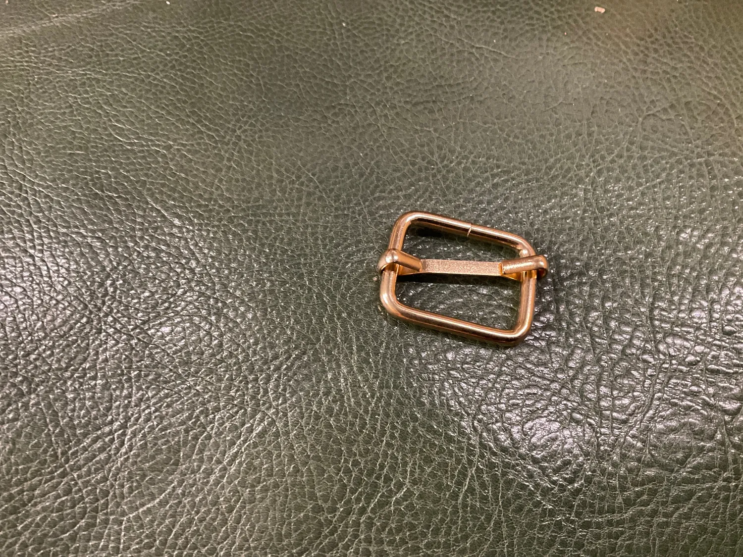 Leather House Schuiver 25x20 mm slider tassen rosegoud
