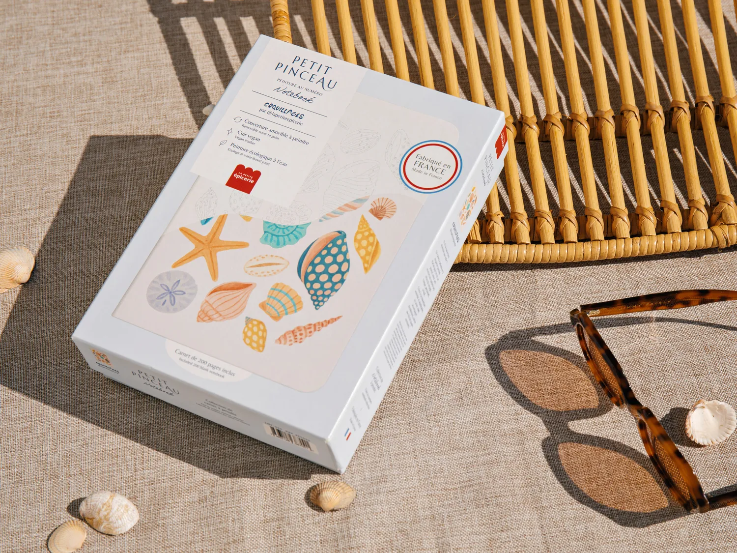 La Petite Epicerie Petit Pinceau Coquillage notitieboek A5