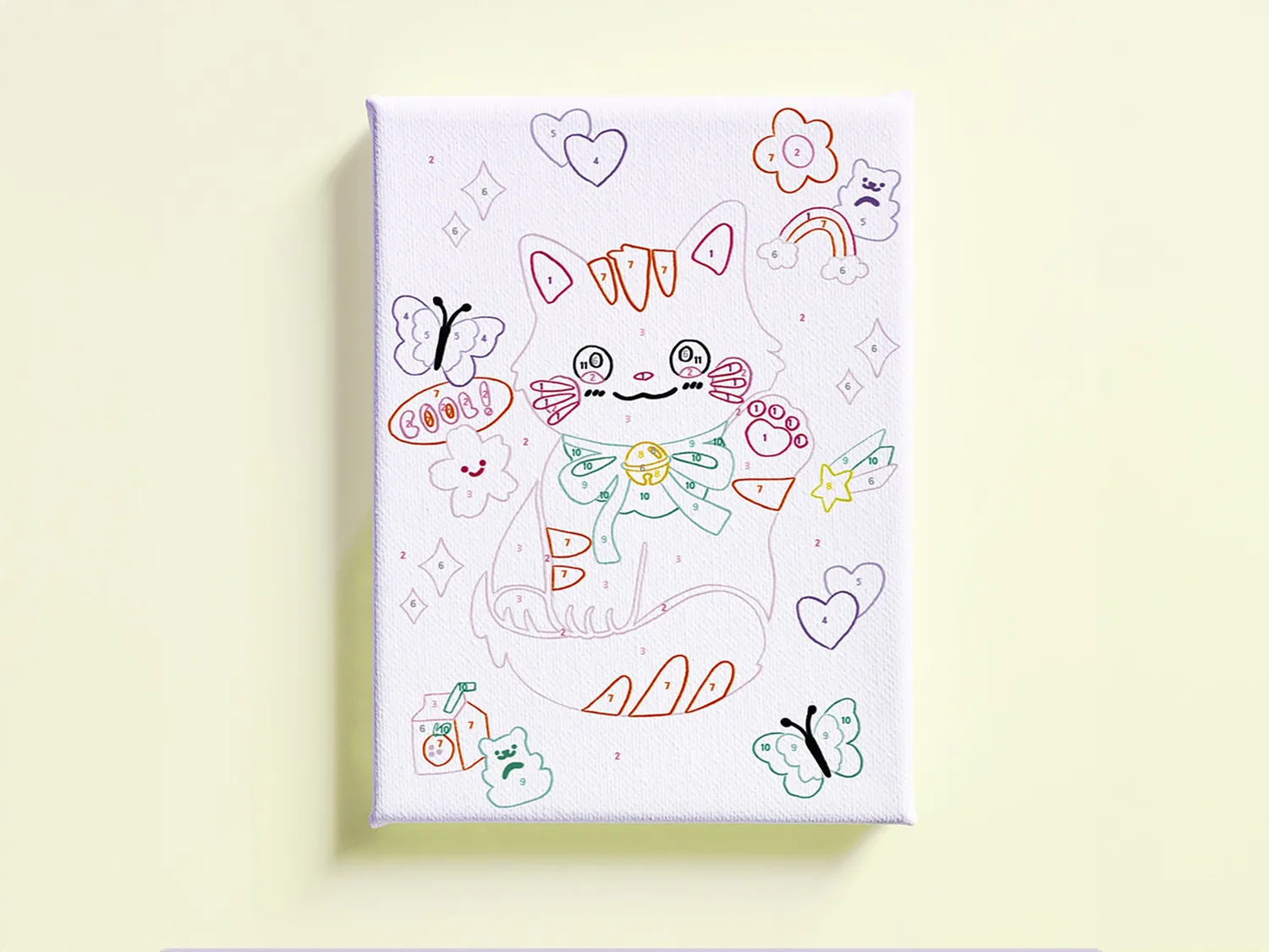 Petit Pinceau Kids Maneki Neko Schilderen op Nummer