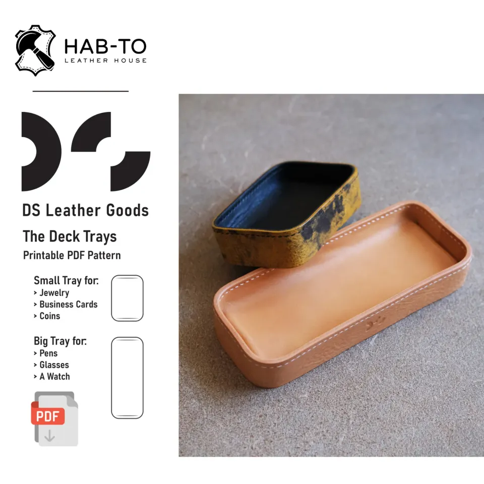 Leather House The Deck tray patroon gevorderd 2 maten