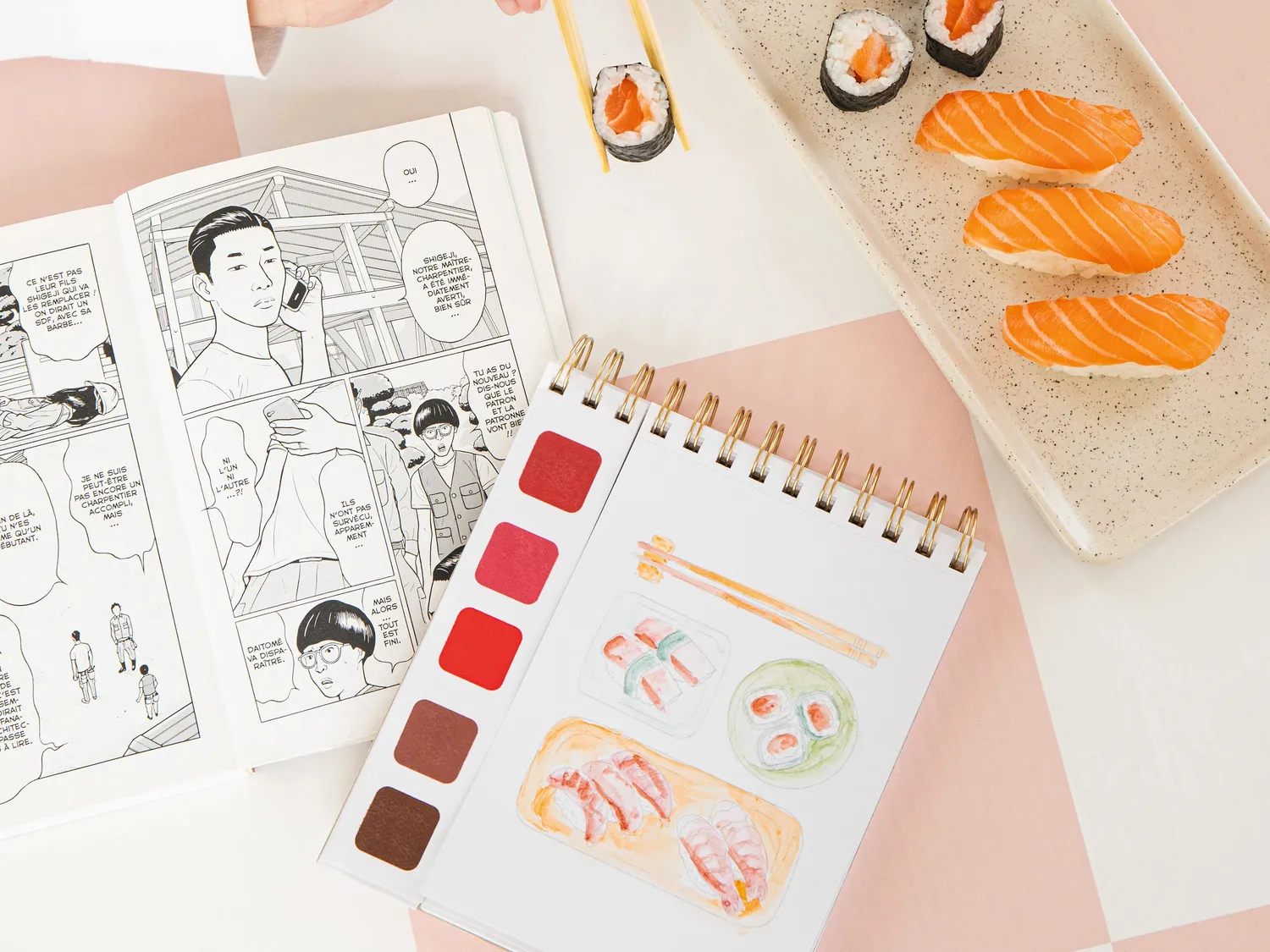 La Petite Epicerie Travel Book Japon aquarelset 20 kaarten
