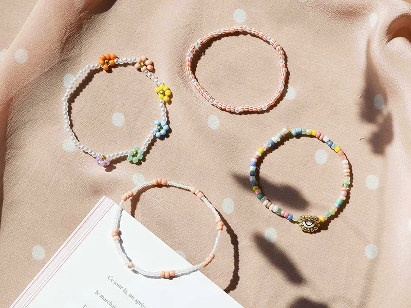 DIY Bijouterie Sieradenkit kleurrijke armbanden box