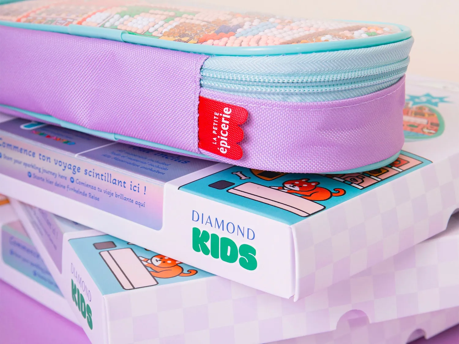 Petit Diamond etui diamond painting Skatepark kids