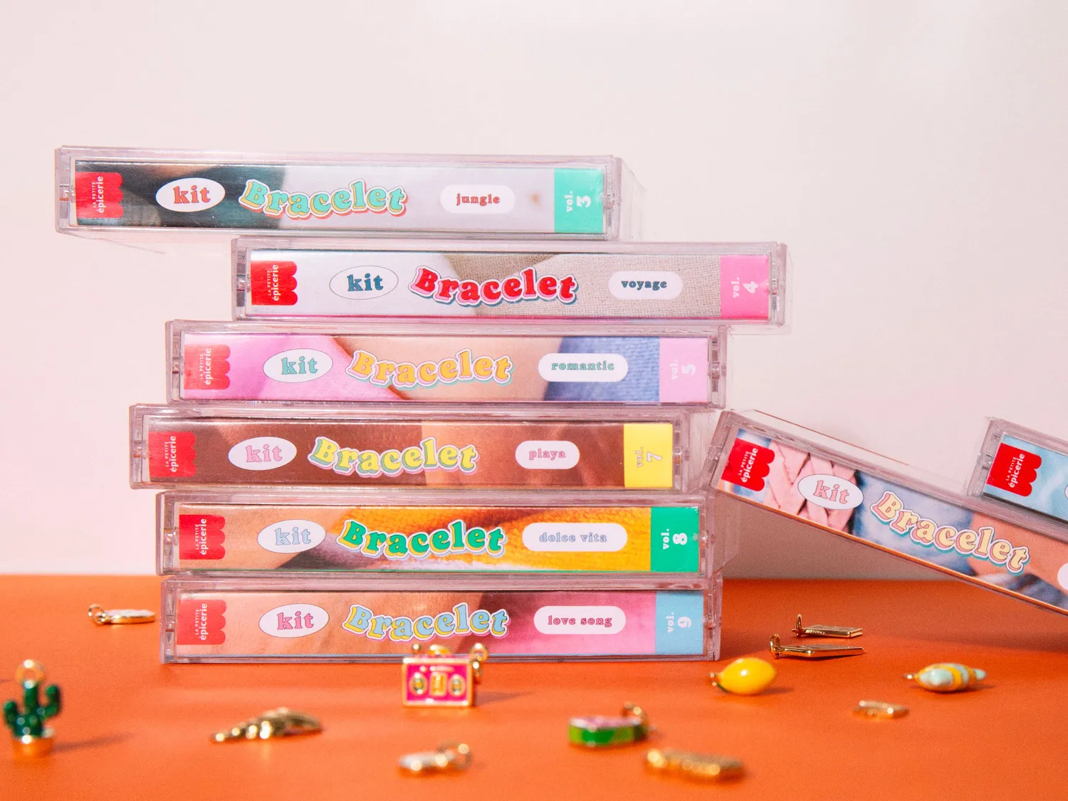 La Petite Epicerie Cassette Candy Vol 1 armband kit bedels