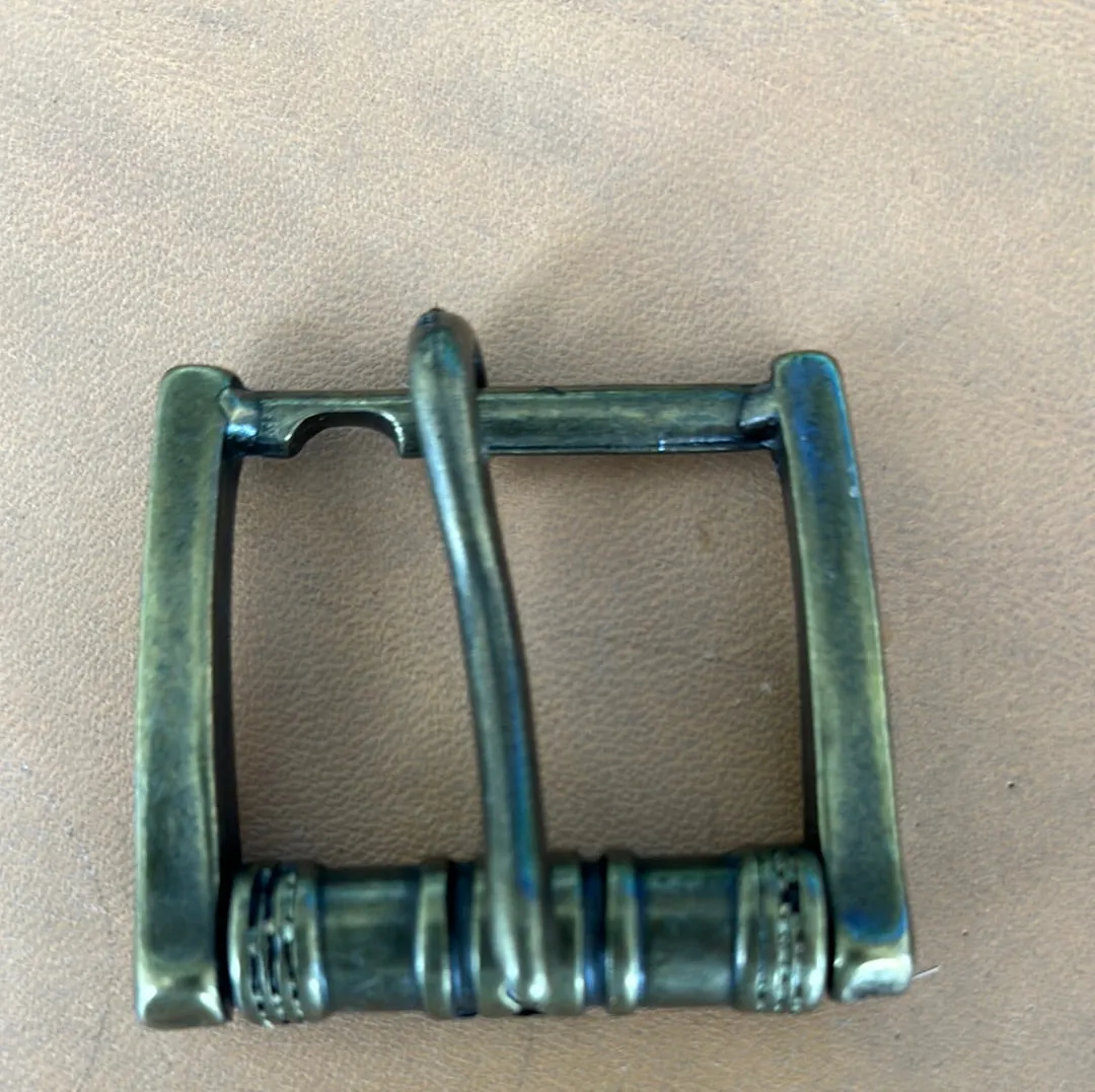 Leather House Bronze Buckle 40mm gesp brons vintage