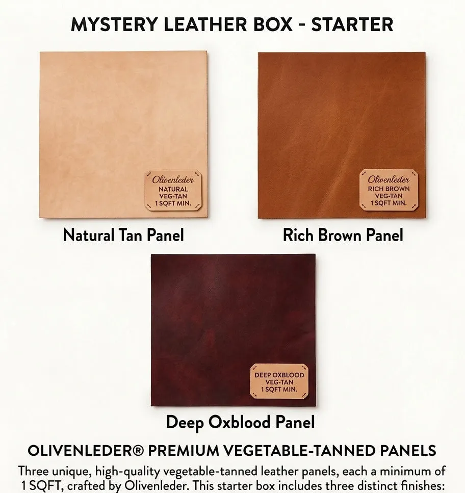 Leather House Mystery Leather Box leer Starter