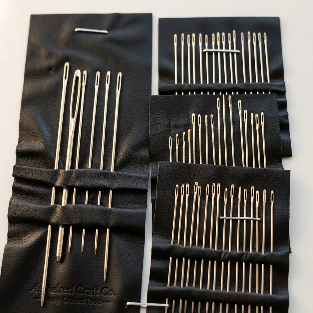 Leather House naalden set 55 stuks handnaalden DIY