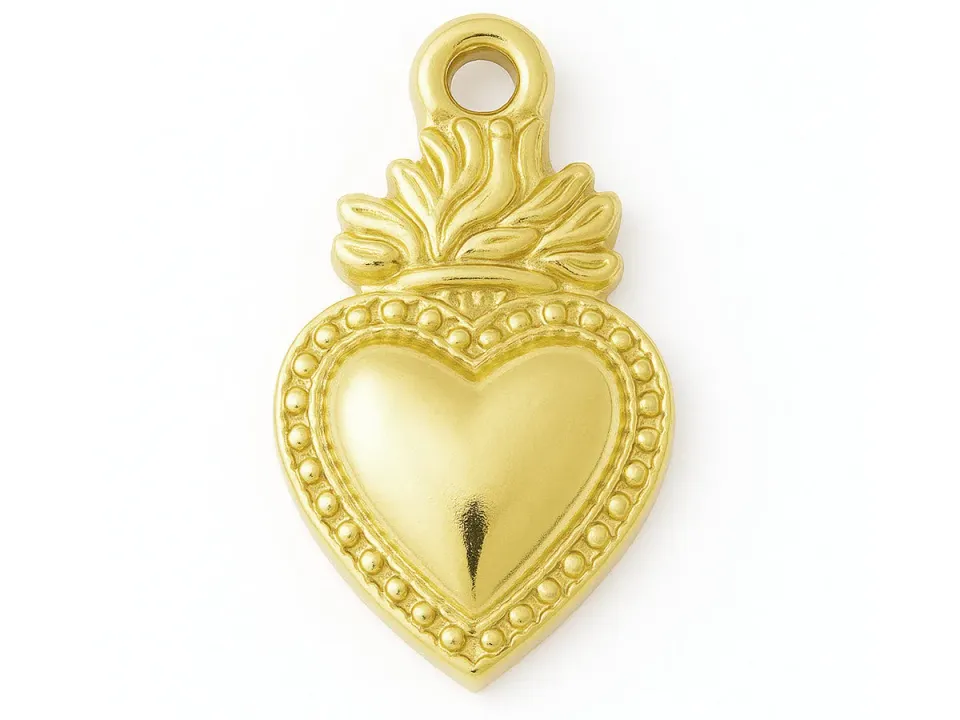 La Petite Epicerie Heilig Hart bedel goud 14K per stuk