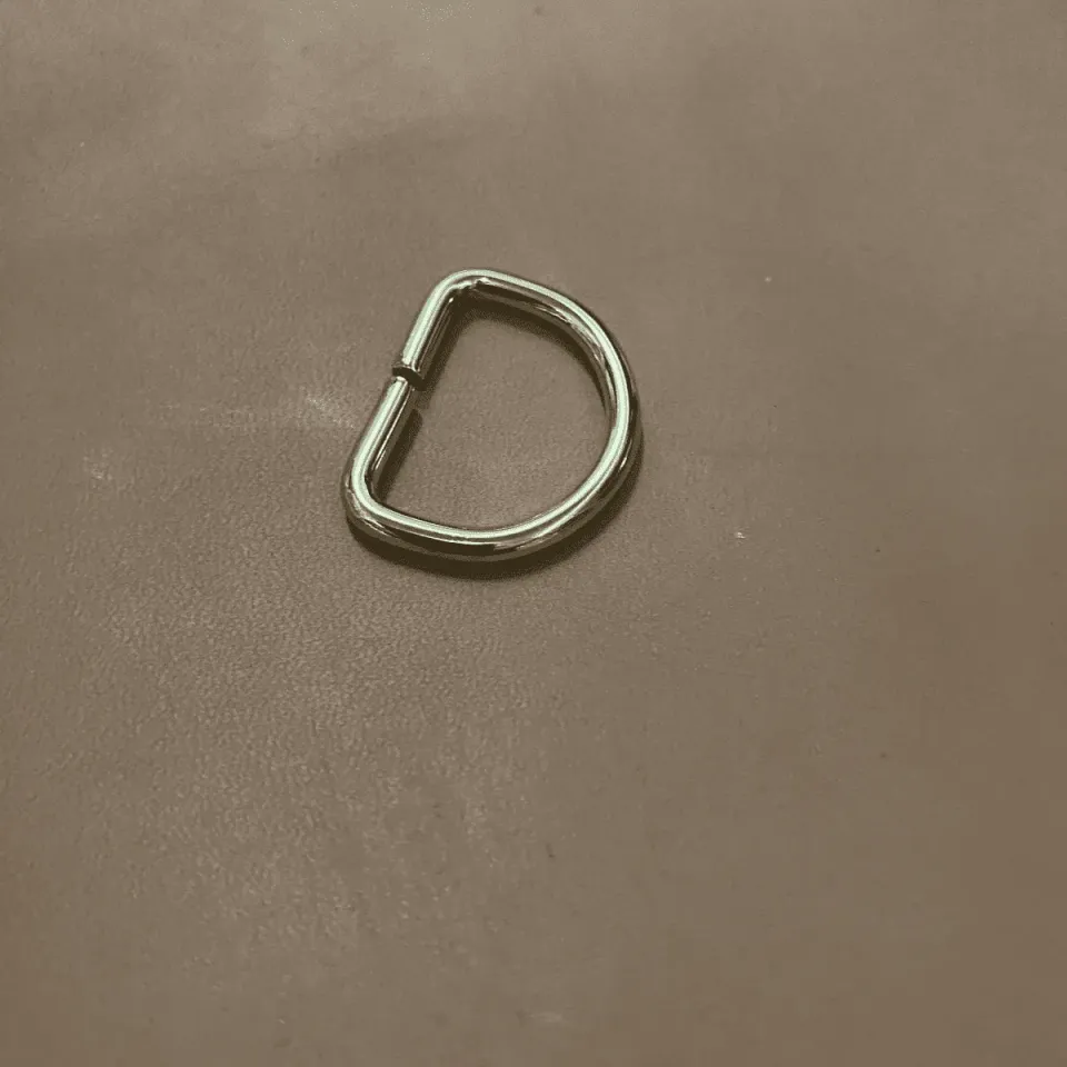 Leather House D-ring goud 22mm tassenhardware