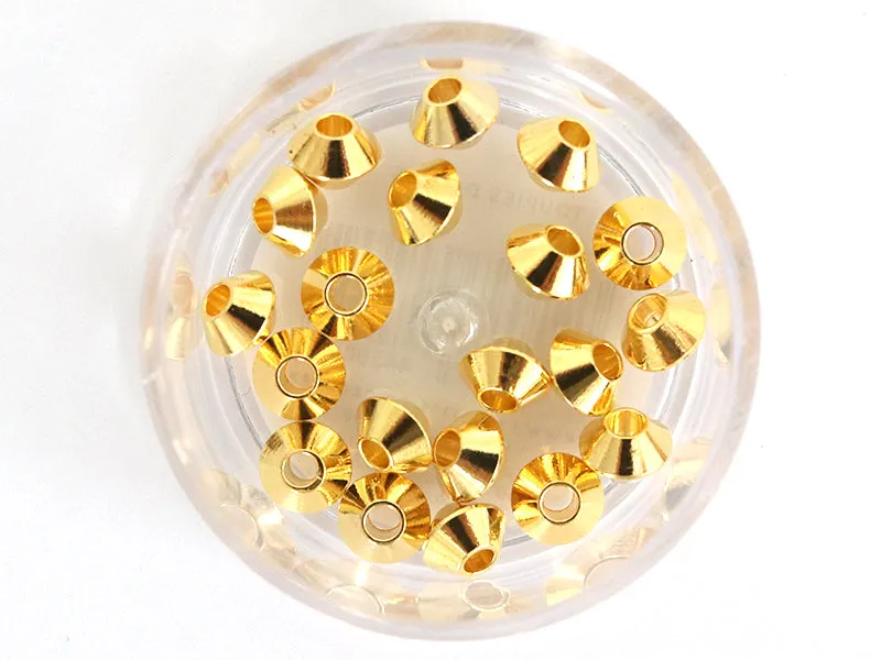La Petite Epicerie Toupie heishi tussenkralen 20 stuks goud 6x4mm