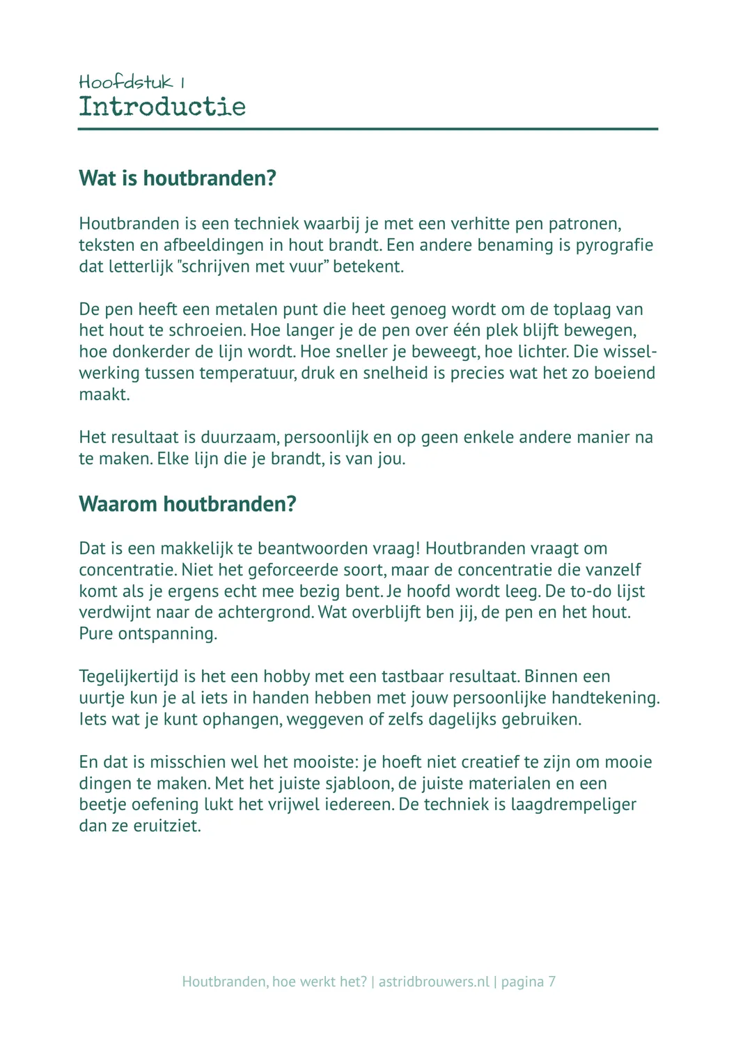 Astrid Brouwers startersgids houtbranden boek met sjablonen