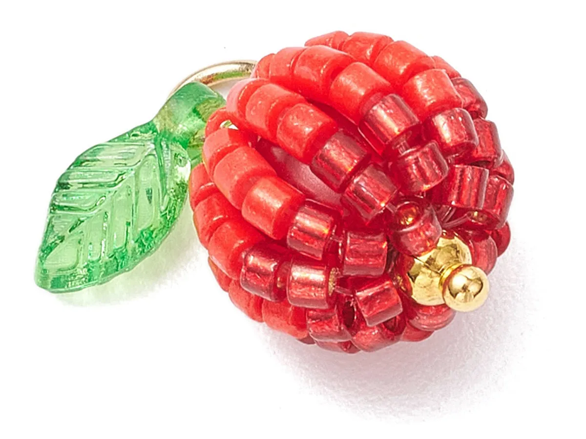 La Petite Epicerie hanger appel rood rocaille 14,5mm