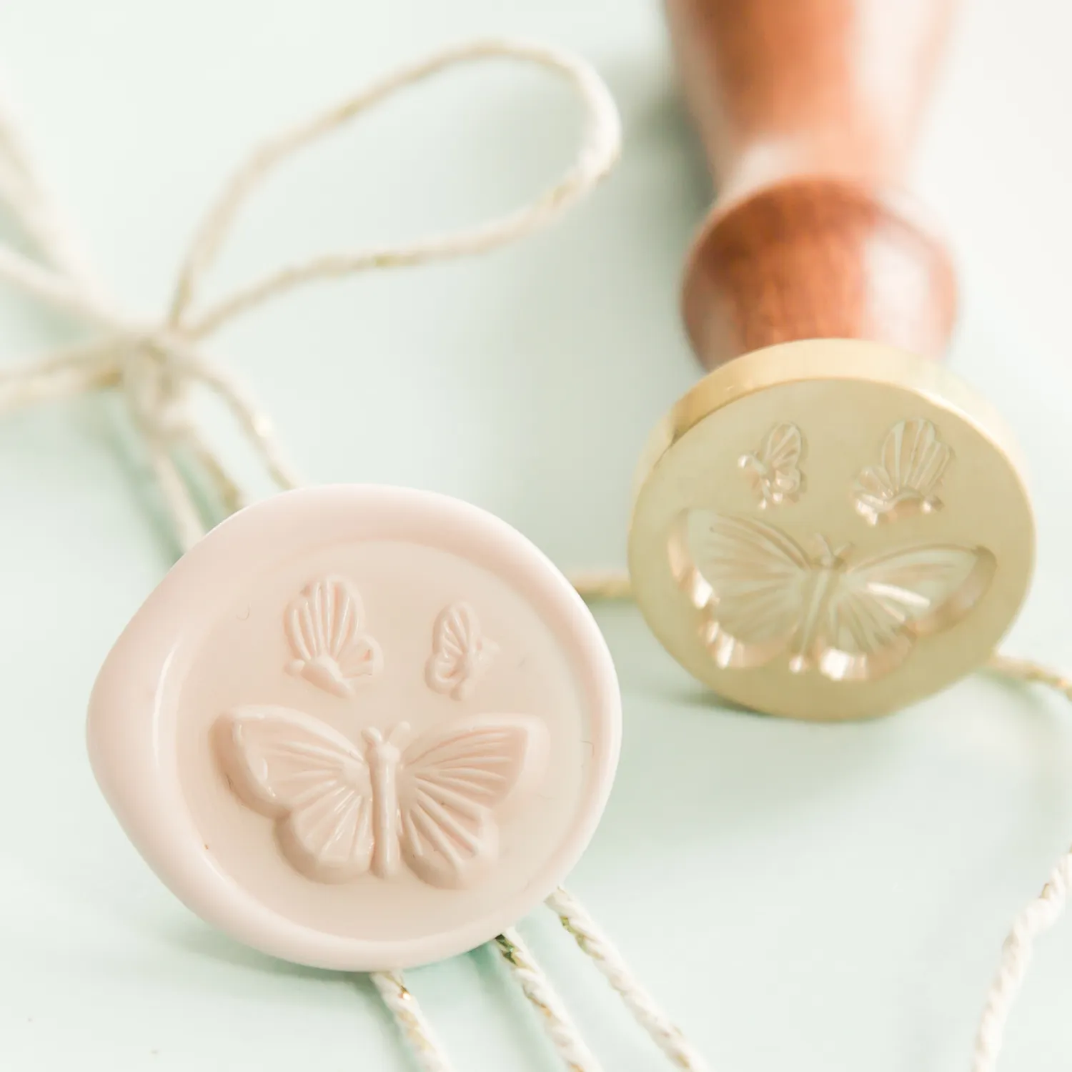 Jessy at Sea 3D Butterflies wax stempel 25 mm