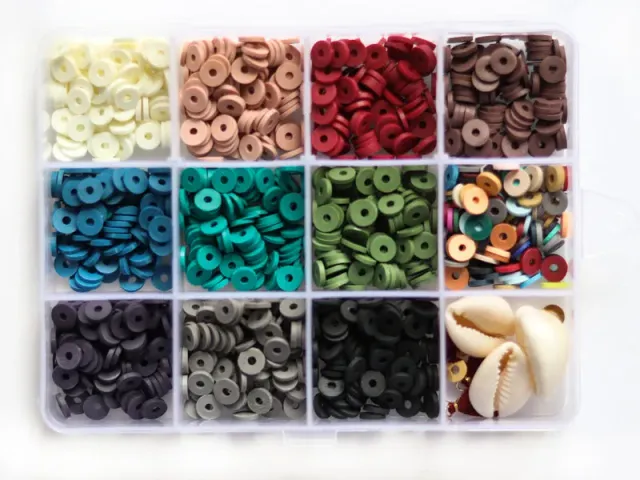 La Petite Epicerie Heishi kralenbox 6 mm naturel 1000 stuks