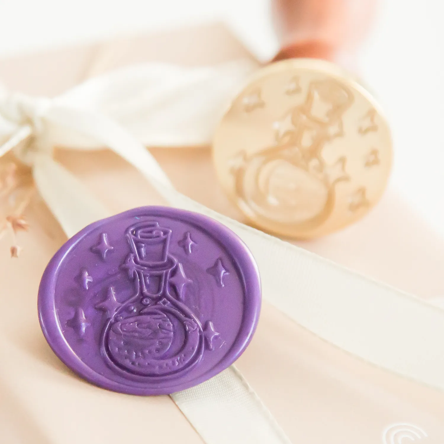 Jessy at Sea Potion wax seal stempel 30 mm heks