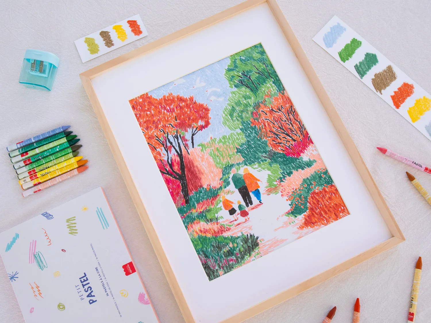 La Petite Epicerie Petit Pastel Balade d'automne schilderen op nummer herfst