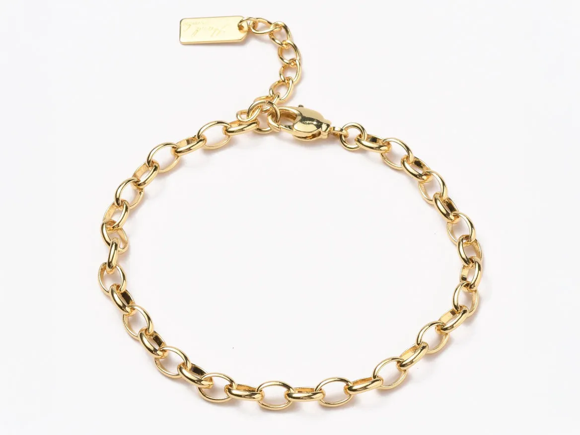La Petite Epicerie Hand Made armband ketting 19,5 cm goud
