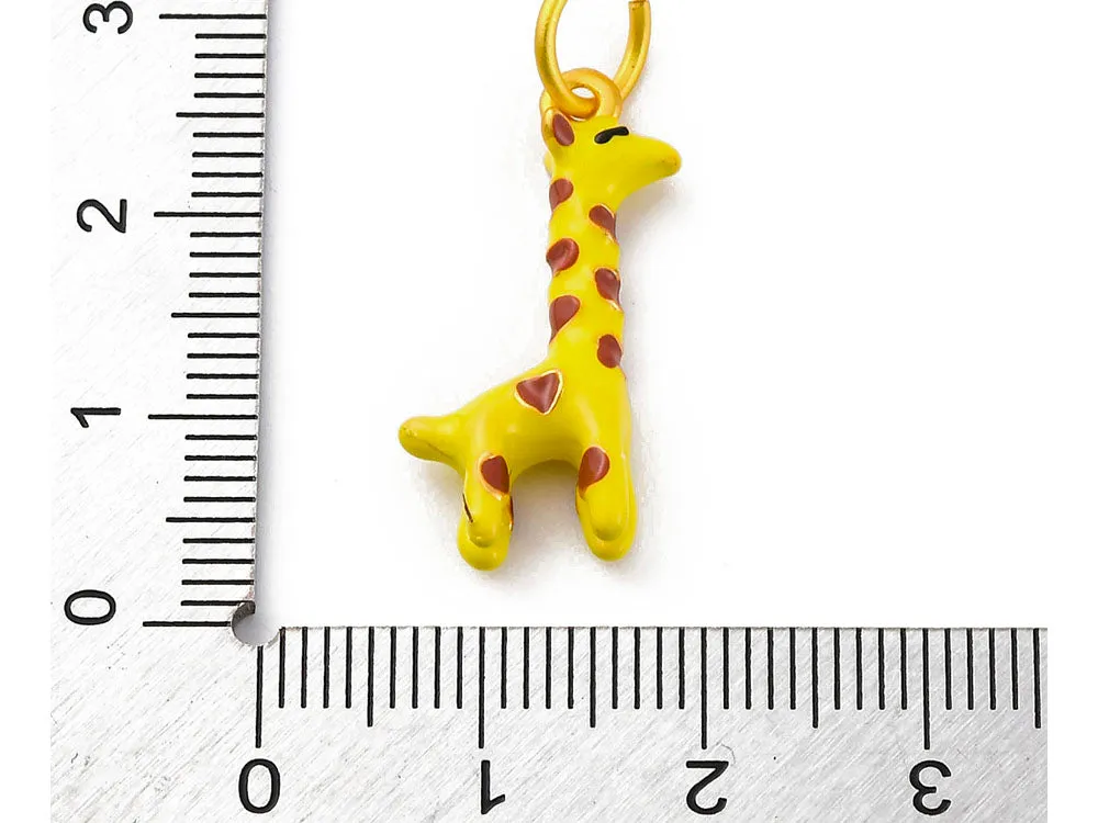 La Petite Epicerie Giraf emaille bedel goud 24,5 mm
