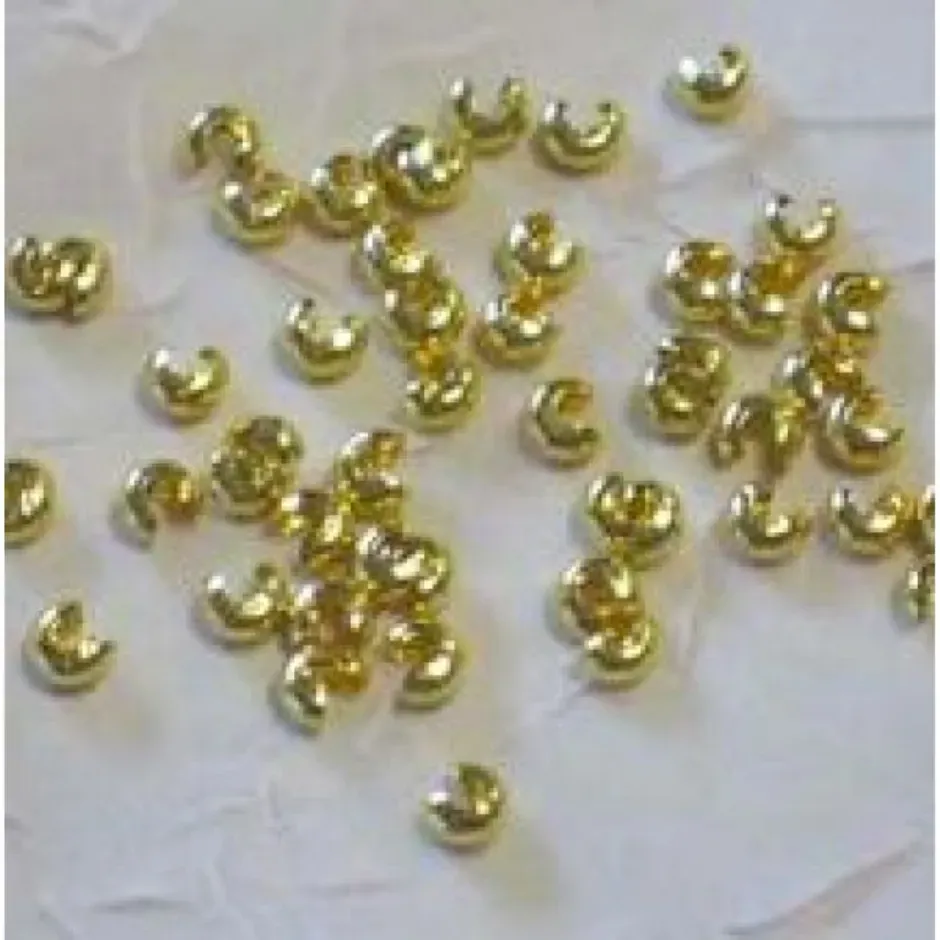 LTC-Leiden Knijpkraalverbergers 4 mm goud 50 st