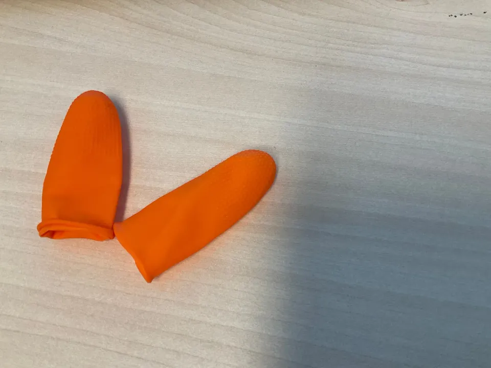 Leather House Rubber Finger Protectors vingerbeschermer 3 stuks