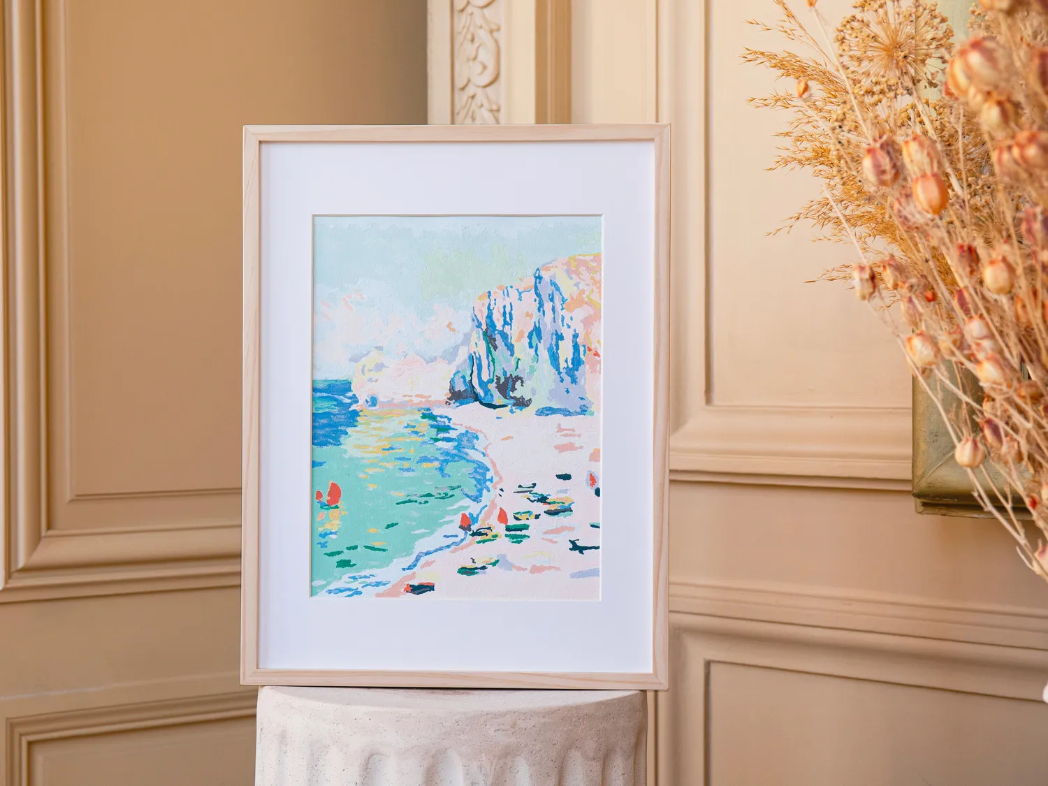 Petit Pinceau Monet Falaise dAmont schilderen op nummer