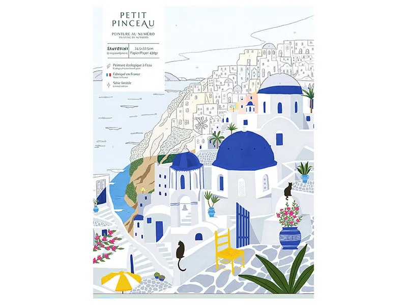 La Petite Epicerie Petit Pinceau Santorini schilderen op nummer