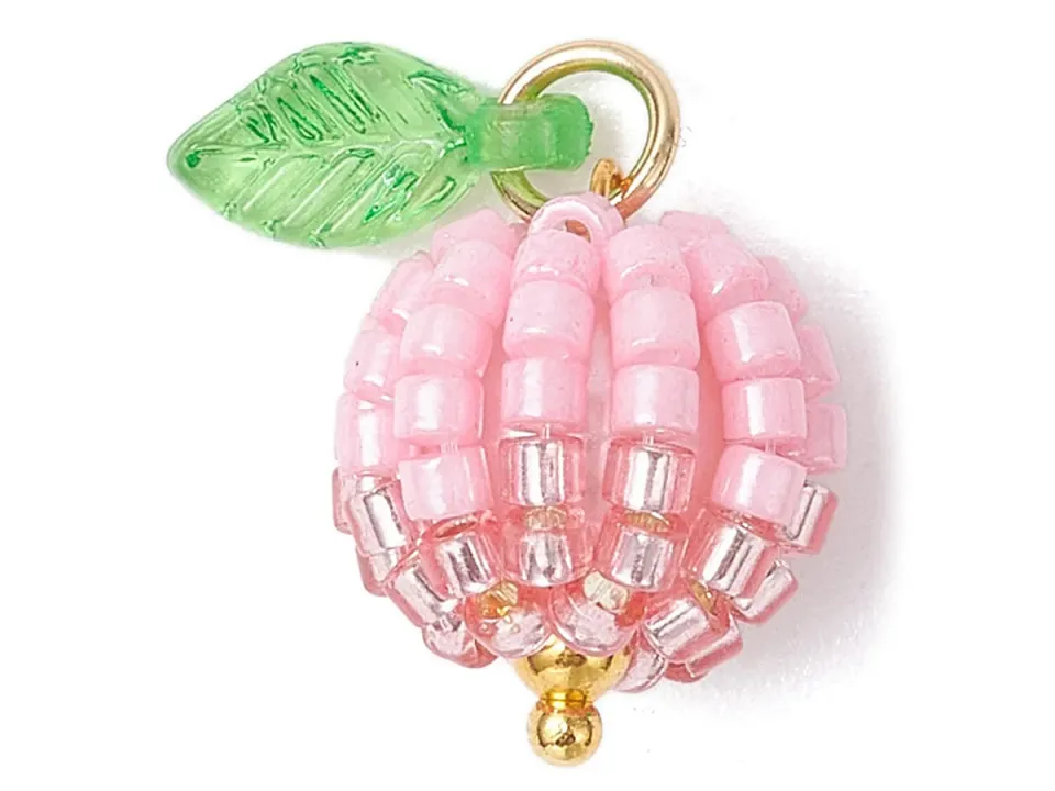 La Petite Epicerie roze appel hanger 14,5 mm per stuk