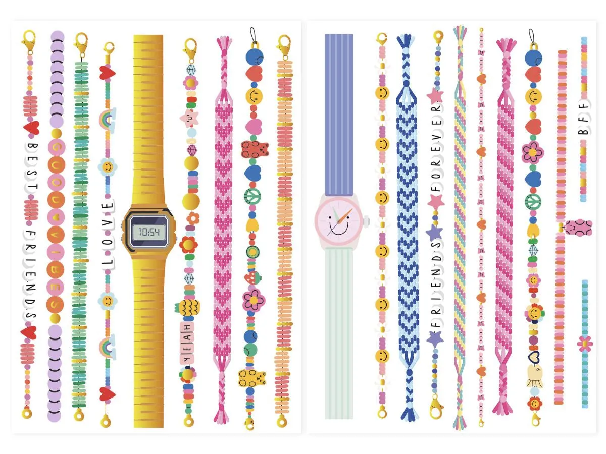 La Petite Epicerie tattoos armbanden goud 20 stuks tijdelijk