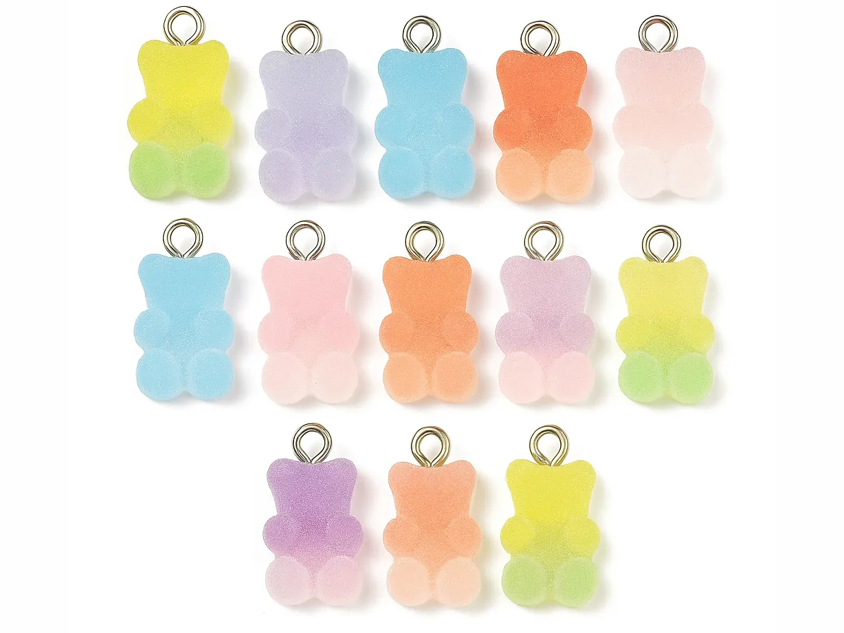 La Petite Epicerie Oursons bedels hars 20 mm multicolor 10 stuks
