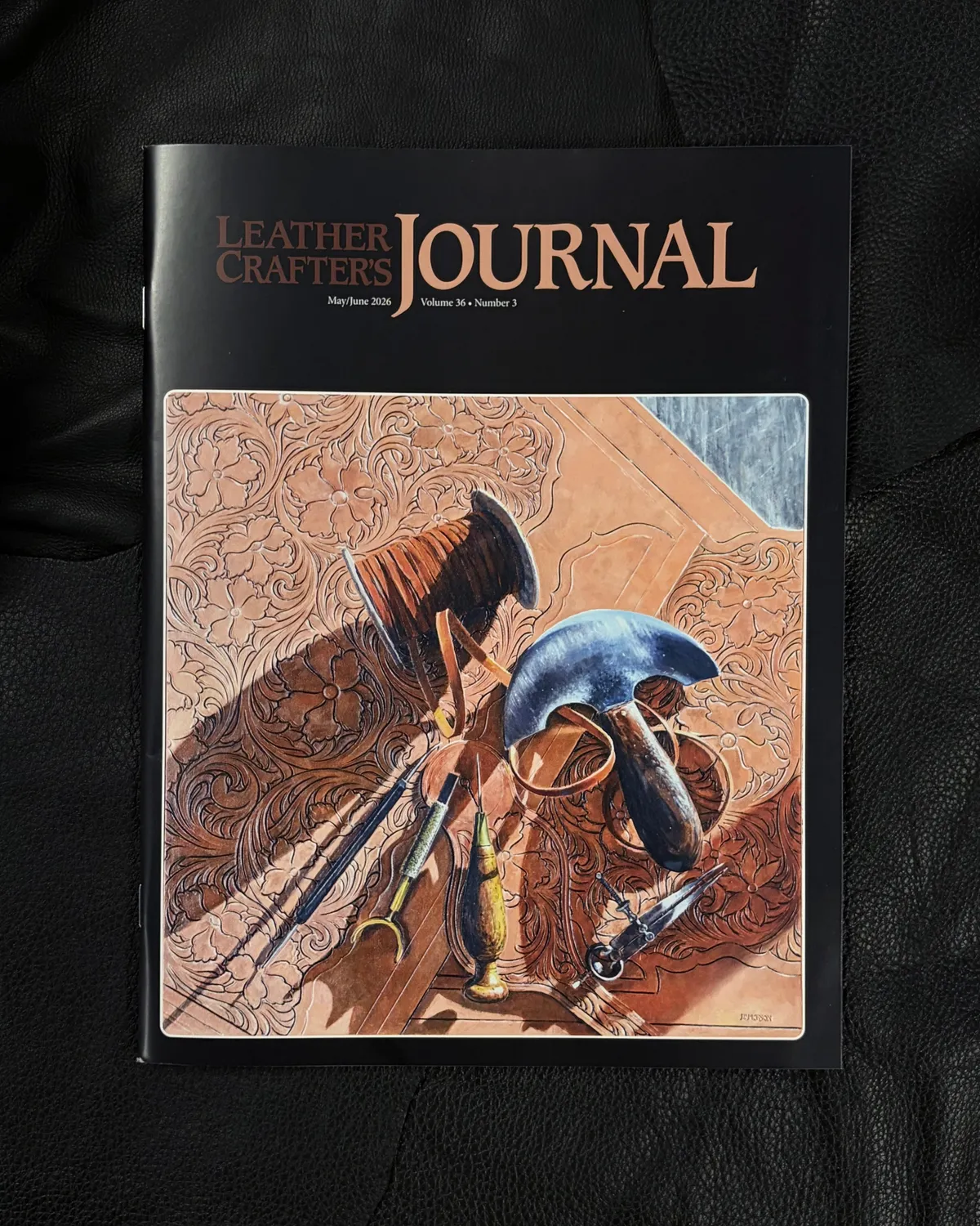 Leather House Leather Crafter's Journal 2026 Tijdschrift Jan-Feb