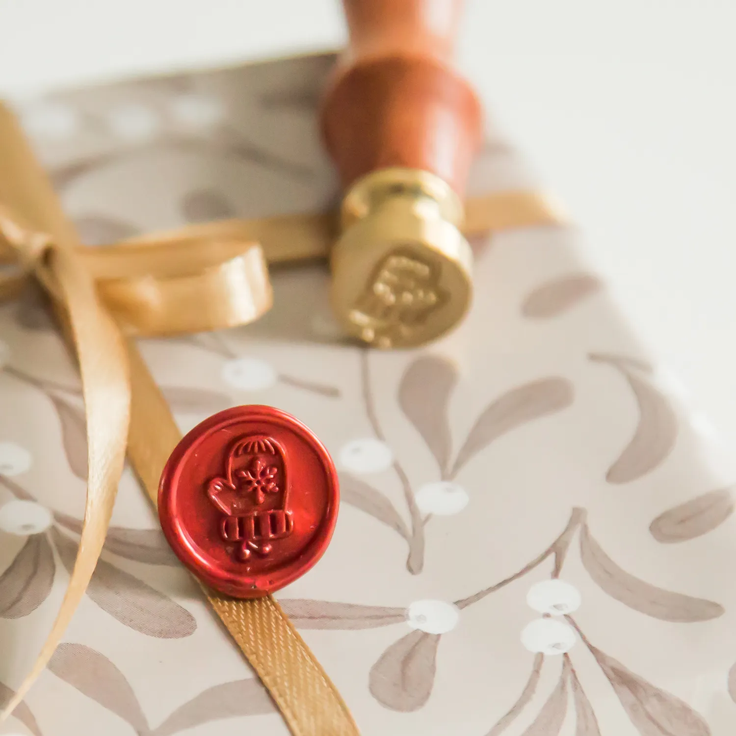 Jessy at Sea Mini Glove wax stempel 15 mm kerst