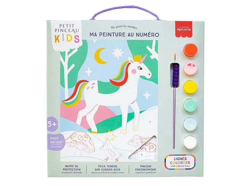 La Petite Epicerie Petit Pinceau Kids Licorne et Piou schilderen op nummer
