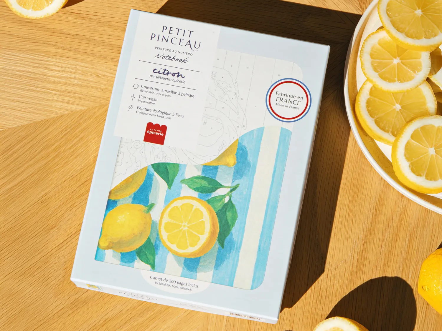 Petit Pinceau Citrons notebook schilderen op nummer A5