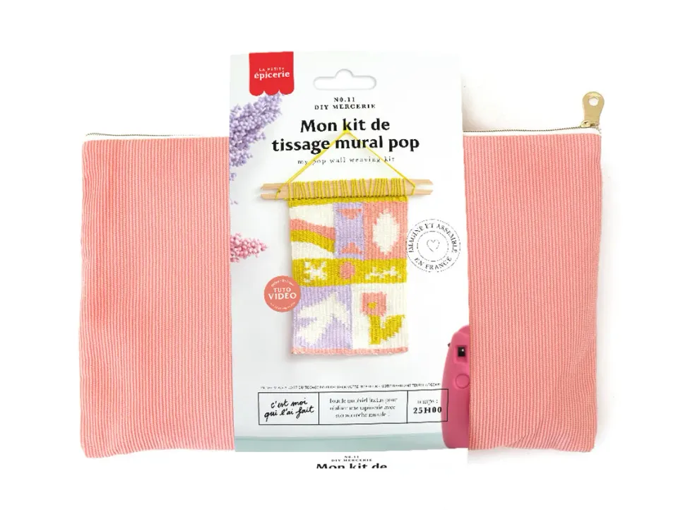 La Petite Epicerie Mon Tissage Mural weefkit pop