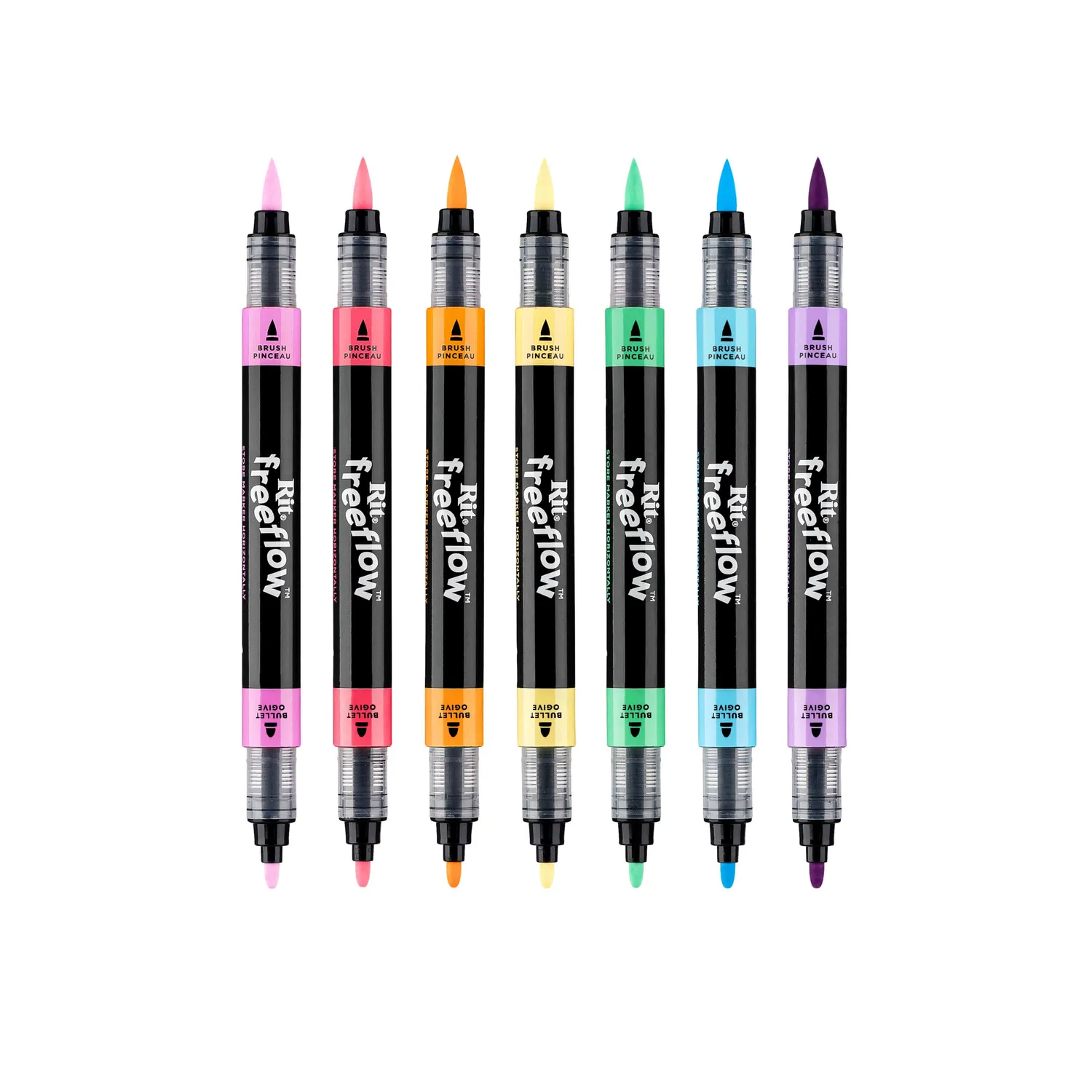 Rit FreeFlow Jellied Brights verfmarkers set lichte kleuren
