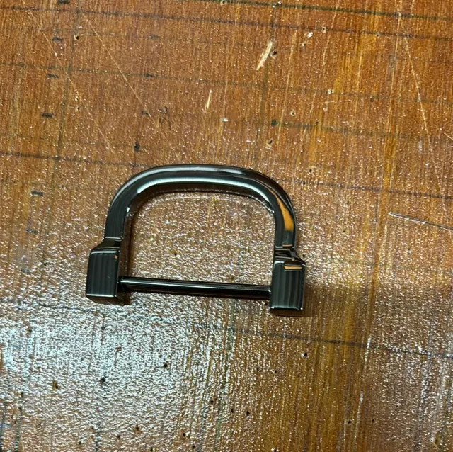 Leather House D-ring 35 mm tassenring zilver per stuk