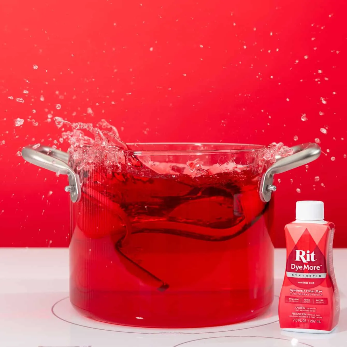 Rit DyeMore Racing Red textielverf vloeibaar rood