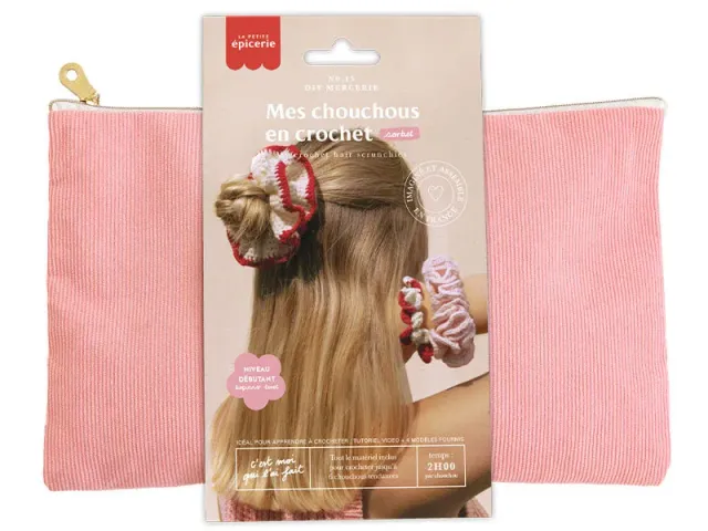 La Petite Epicerie MKMI Mes Chouchous haakkit Sorbet 3 scrunchies
