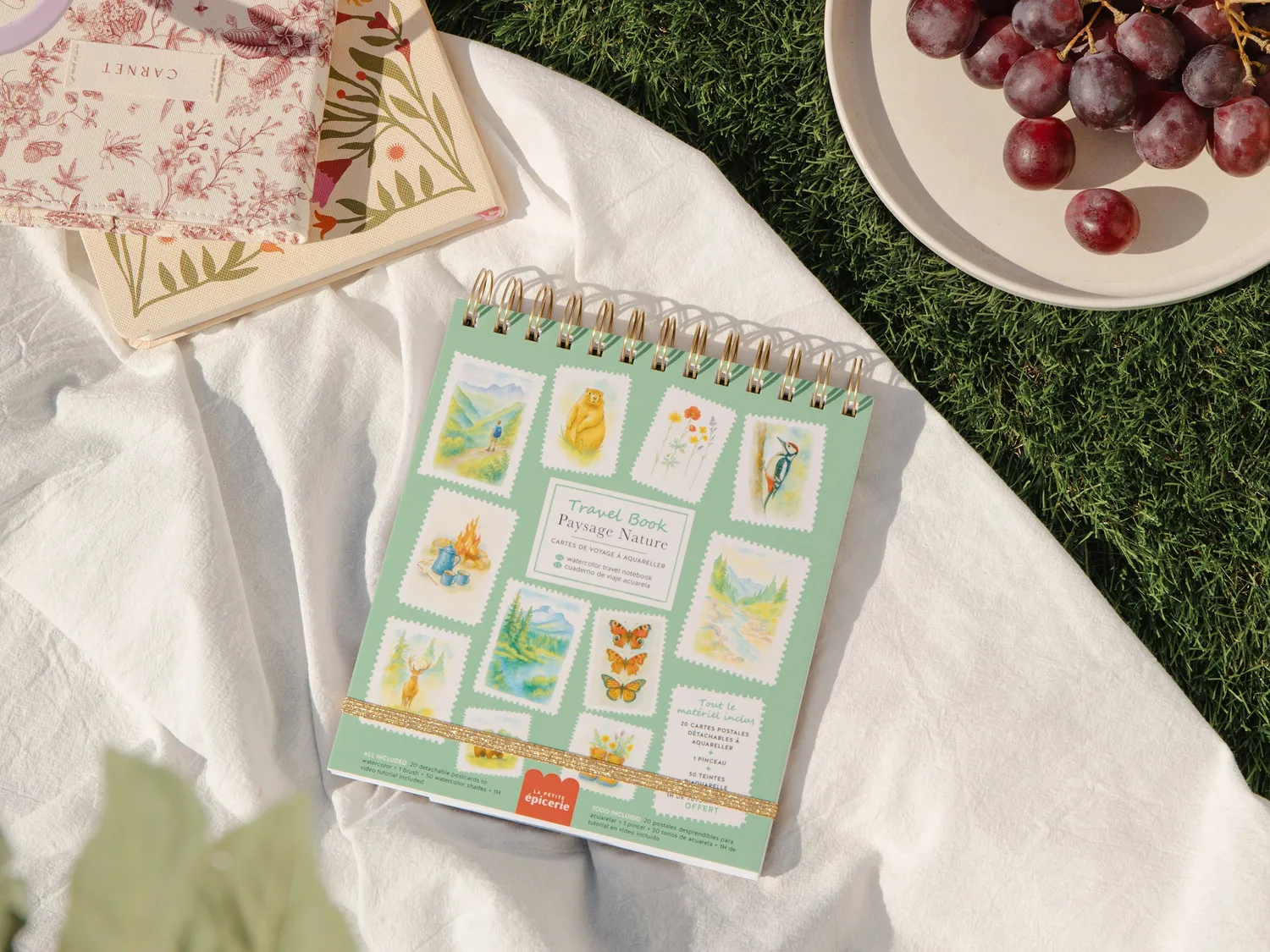 La Petite Epicerie Travel Book Paysage Nature aquarelboek