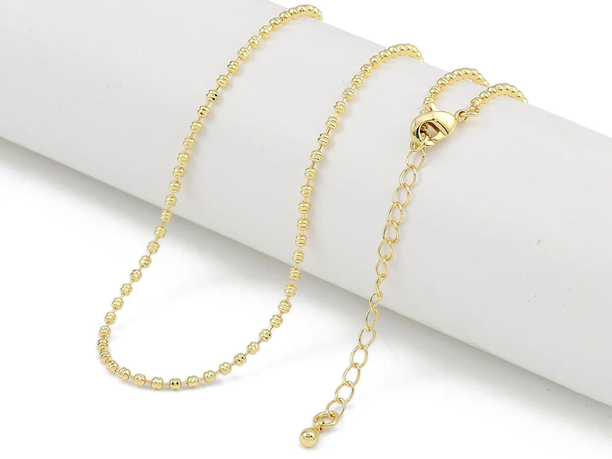 La Petite Epicerie Kogelketting verguld 39 cm hangerketting