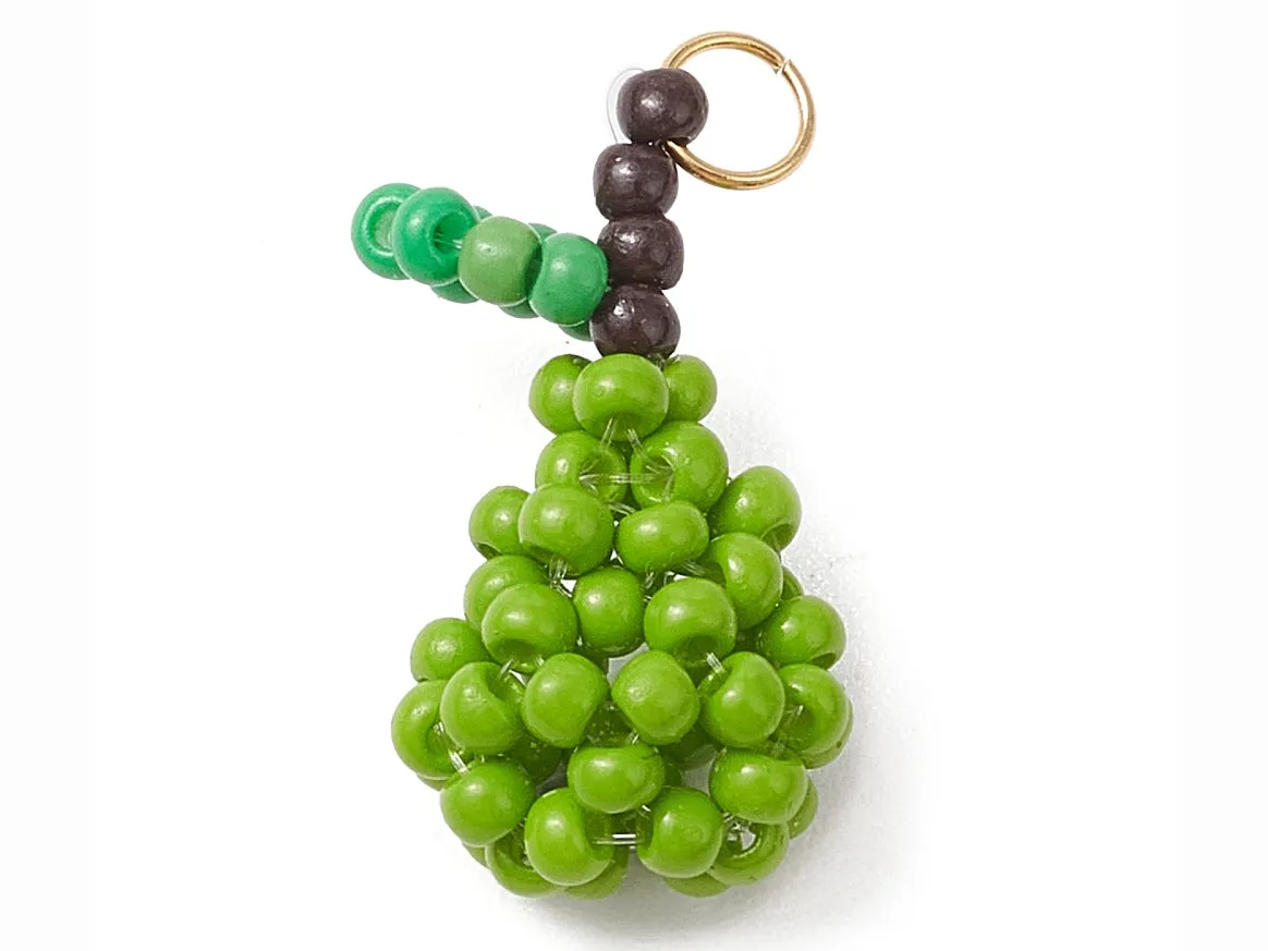 La Petite Epicerie bedel peer groen glasparels fruit