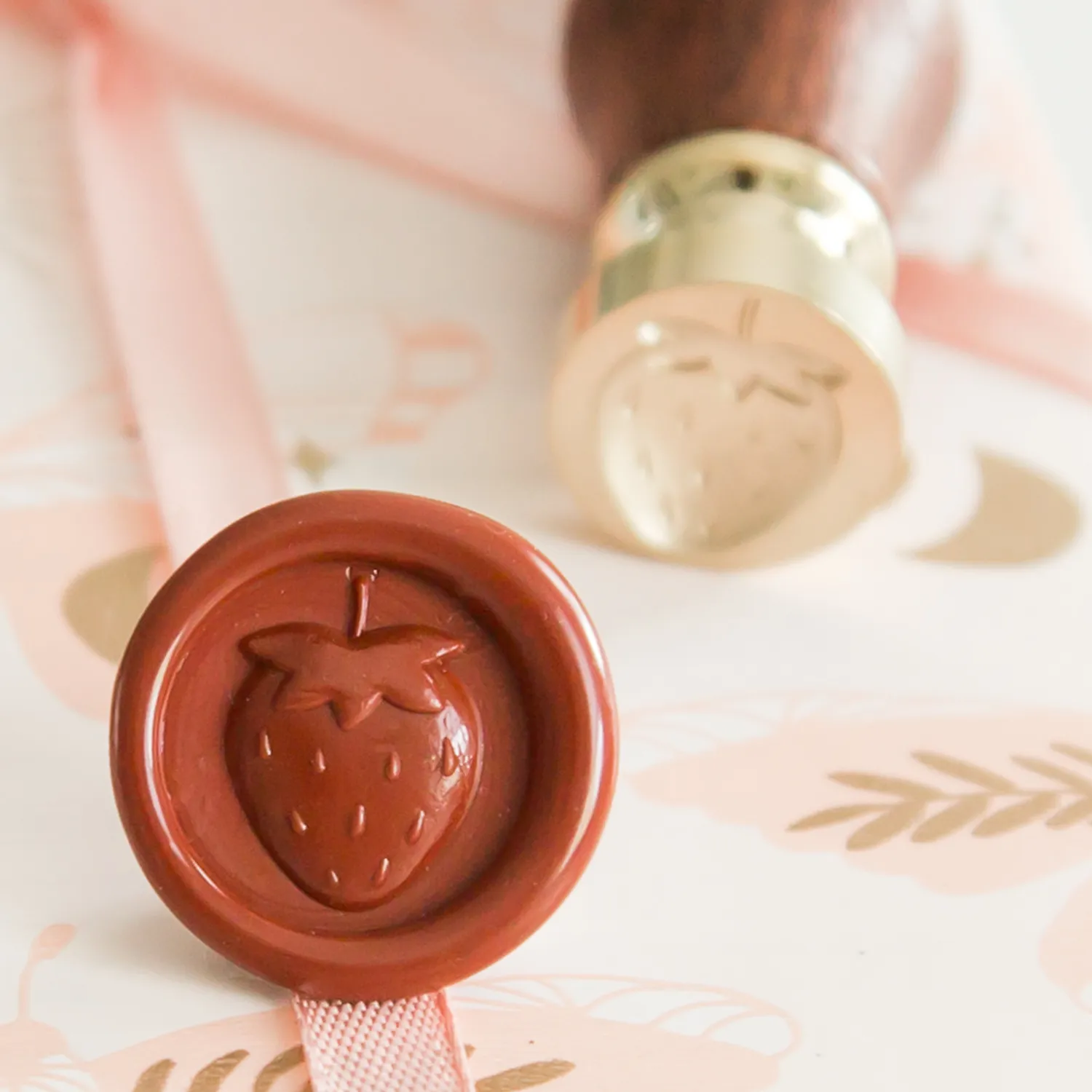 Jessy at Sea Mini Strawberry Zegelstempel 15 mm zomer
