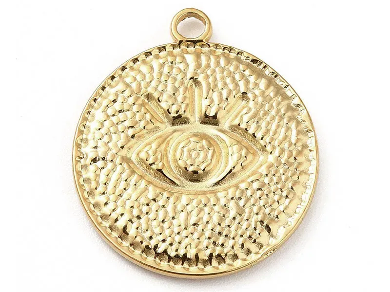 La Petite Epicerie hanger rond oog goud 22x19 mm