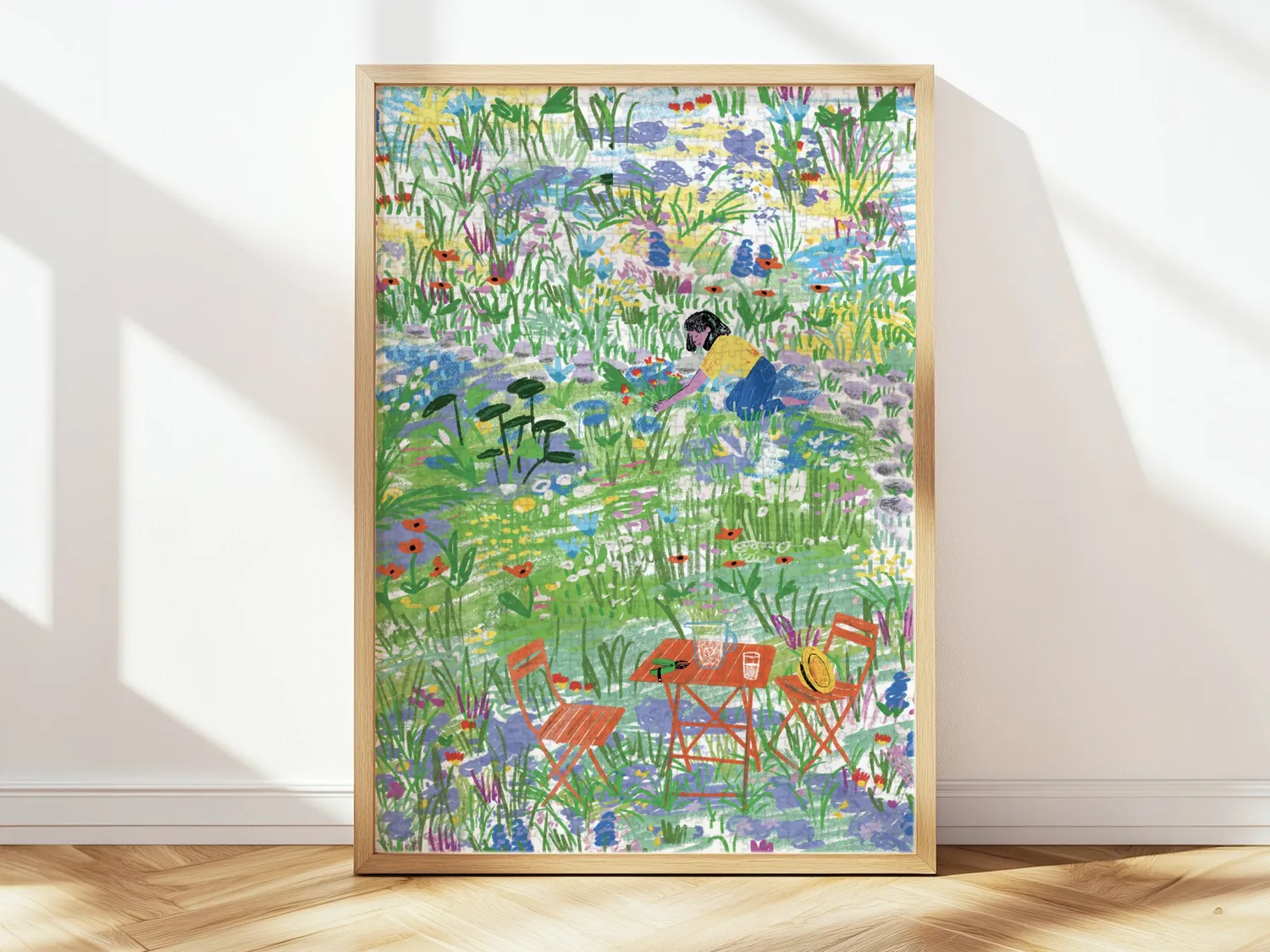 La Petite Epicerie Quatre Coins Jardin Secret puzzel 1000 stukjes