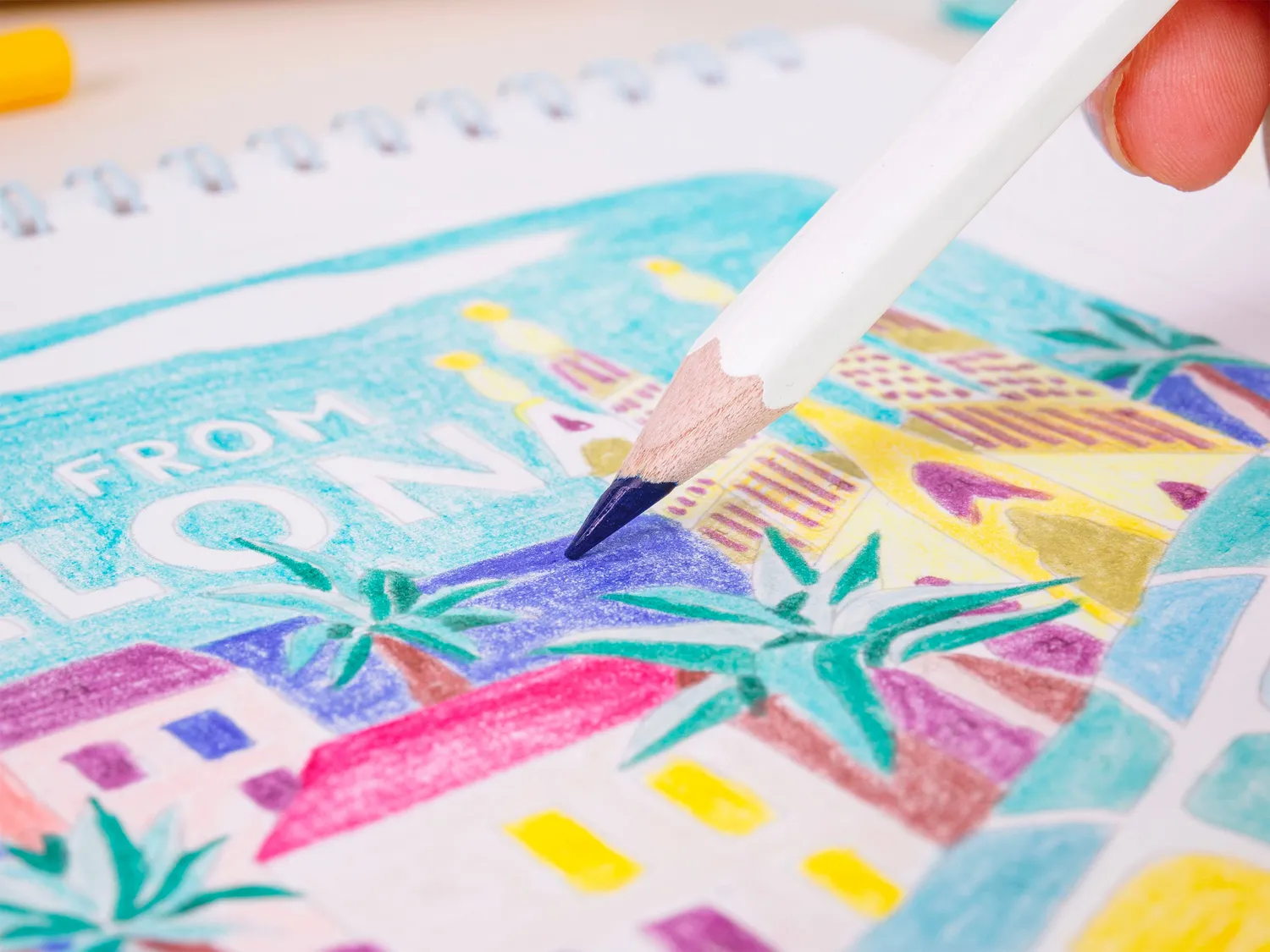 La Petite Epicerie Petit Crayon City Trip kleurkalender 2027 op nummer