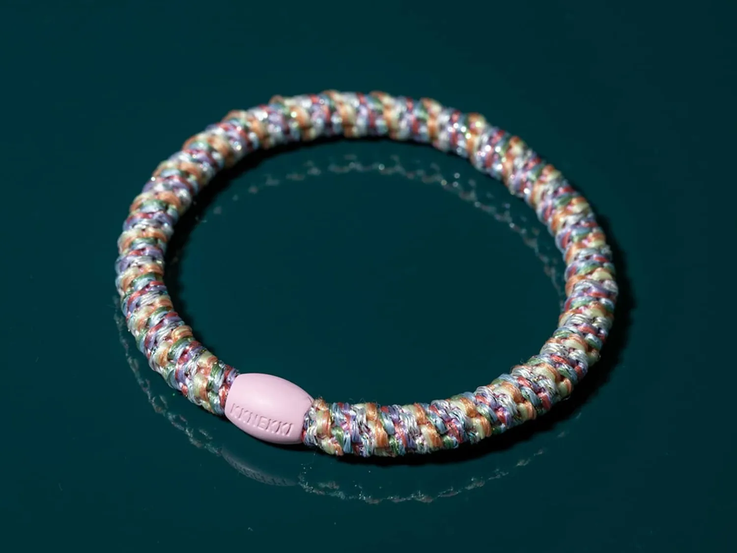 Kknekki Slim haarelastiek cirque pastel 5 cm