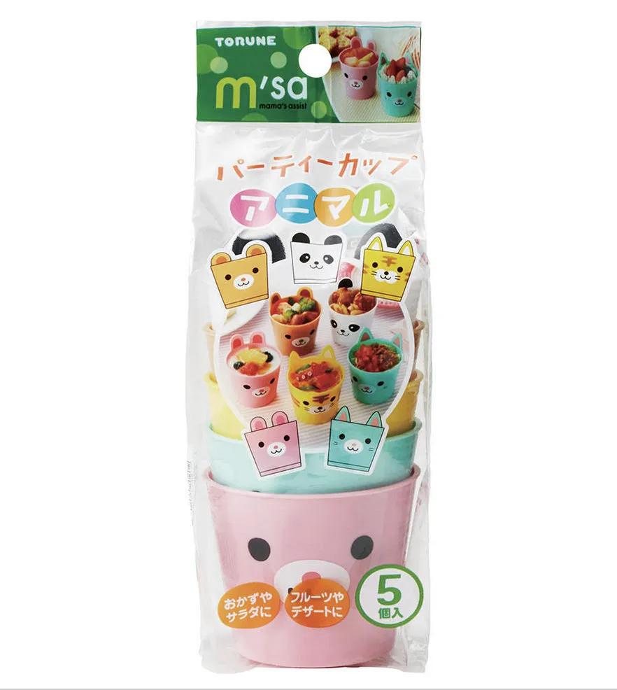 La Petite Epicerie dieren mini bakjes set 5 stuks herbruikbaar
